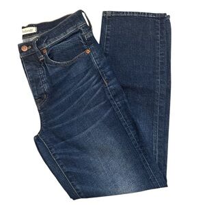 Madewell Cruiser Straight Dark Indigo Jeans size 23